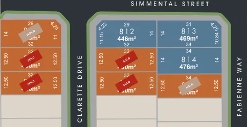 Florian Living Estate - Bonshaw Release Map