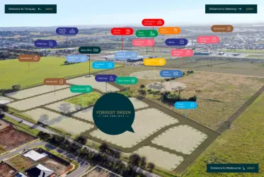 Forrest Green The Precinct Estate - Armstrong Creek Aerial