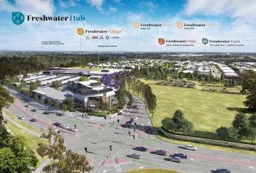 Freshwater Hub Estate - Griffin Aerial
