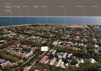 Goldsmith Byron Townhomes - Elwood Aerial