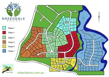 Greendale Downs Estate Pie Creek - Master Plan