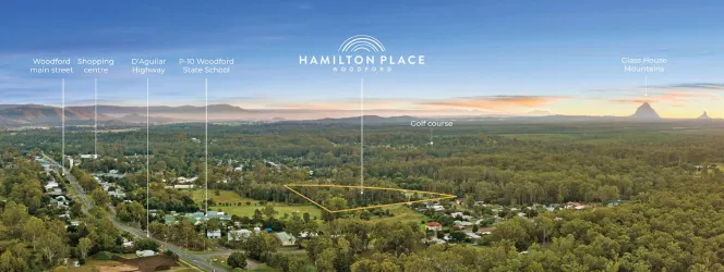 Hamilton Place Estate - Woodford Aerial