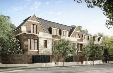 Hampstead Townhouses - Malvern Render
