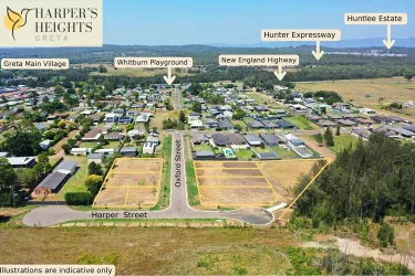 Harpers Heights Estate - Greta Aerial