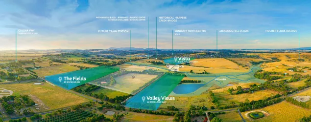 Harpers Rise Estate - Sunbury Aerial