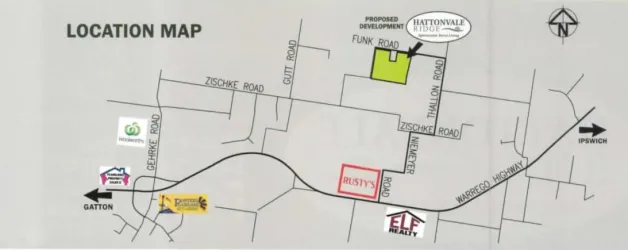 Hattonvale Ridge Estate - Regency Downs Location