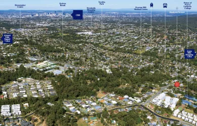 Henderson Terraces - Everton Hills Aerial