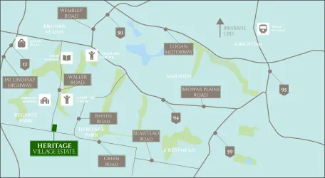 Heritage Village Estate Heritage Park - Location