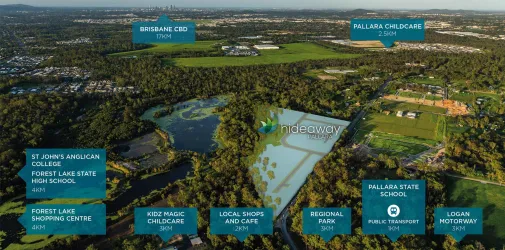 Hideaway Estate - Pallara Aerial