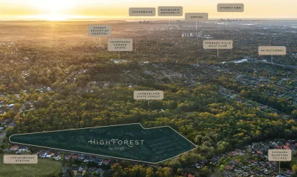 Highforest by Mirvac - West Pennant Hills Aerial
