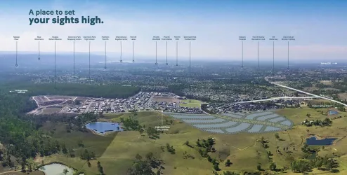 Highland Views Estate - Glenmore Park Aerial