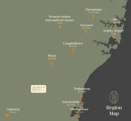 Highlands Grove Estate - Balaclava Location Map