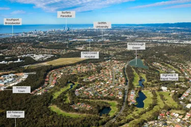 Hillsborough Green Arundel - Location Aerial