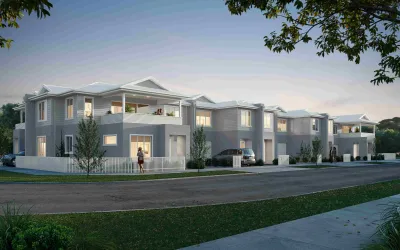 Homebuyers Centre Townhomes at Atherstone - Strathtulloh Render