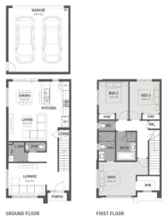 Homebuyers Centre Townhomes at Aurora - Wollert Floorplan