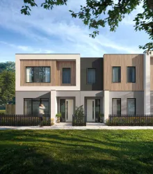 Homebuyers Centre Townhomes at Kinbrook - Donnybrook Aerial