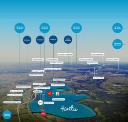 Huntlee Estate - North Rothbury Aerial