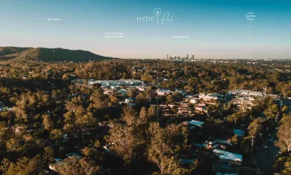 Hyde Park Terraces - Kenmore Aerial