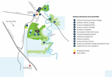 Jacksons hill Estate - Sunbury Location map