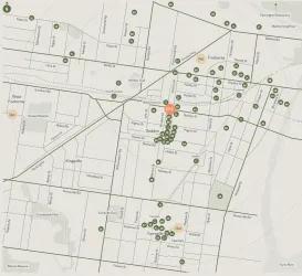 John & Windsor Estate - Footscray Location map