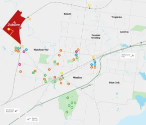 Jubilee+Wyndham+Vale+Location+map