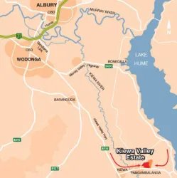 Kiewa Valley Estate - Tangambalanga Location map