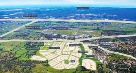 Kingsford at Bullsbrook Estate - Bullsbrook Aerial