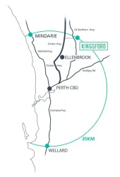 Kingsford at Bullsbrook Estate - Bullsbrook Location Map