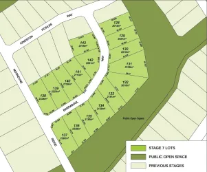 Kudardup Heights Estate - Kudardup Release Map