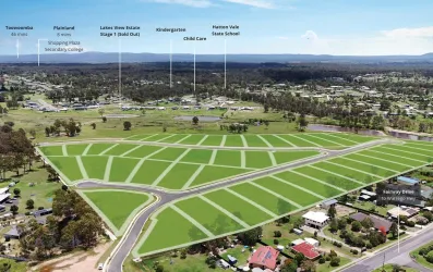 Lakes View Estate - Hatton V Aerial