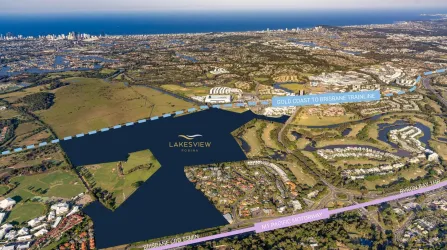 Lakesview Estate - Robina Aerial