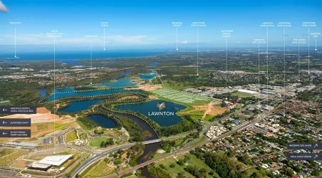 Lawnton Lakes Estate - Lawnton Aerial