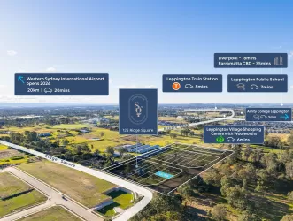 Leppington Square Estate - Leppington Aerial