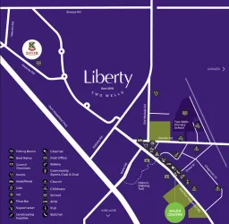 Liberty Estate - Two Wells Location Map