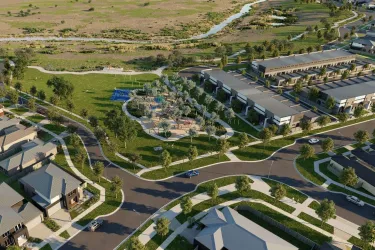 Little Springs Estate - Deanside Aerial Render