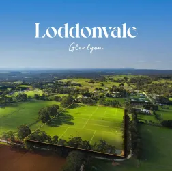 Loddonvale Estate - Glenlyon Aerial