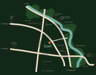 Lori Estate - Glen Iris Location Map