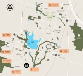 M.Greenvale Estate location map