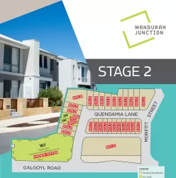 Mandurah Junction Estate - Mandurah Release Map