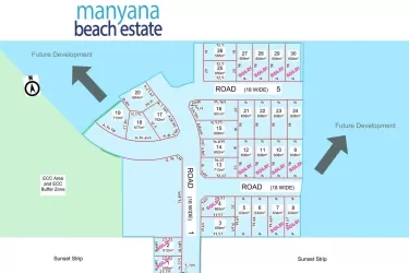 Manyana Beach Estate - Manyana Release Map