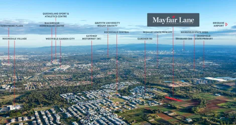 Mayfair Lane Estate - Rochedale Aerial