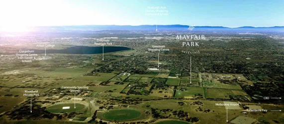 Mayfair Park Aerial