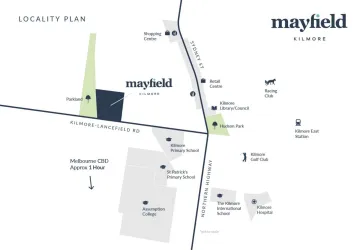 Mayfield Estate - Kilmore Location m Location Map