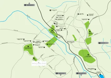 Meadow Rise Estate - Southside Location Aerial