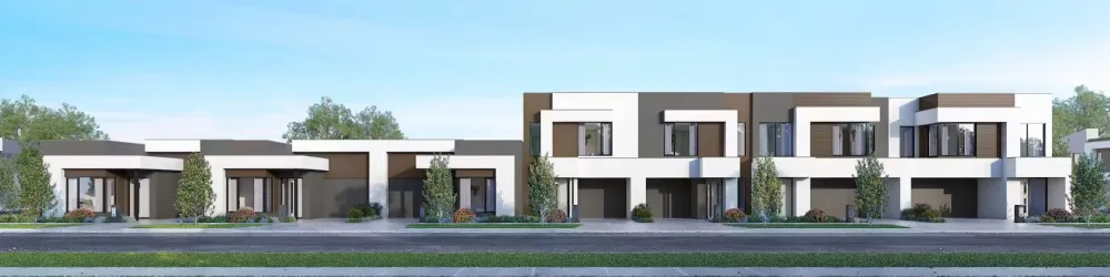 Metricon Townhomes at Azure- Arcadia - Offic External