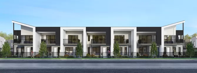Metricon Townhomes at Stockland Cloverton - Kalkallo External
