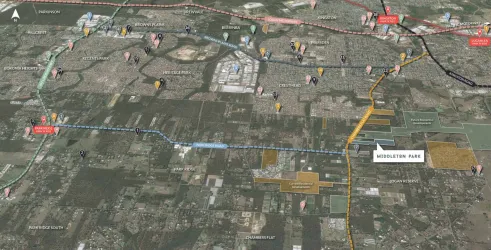Middleton Park Estate - Logan Reserve Location map