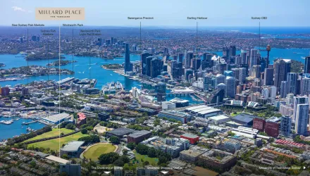 Millard Place The Terraces - Glebe Aerial