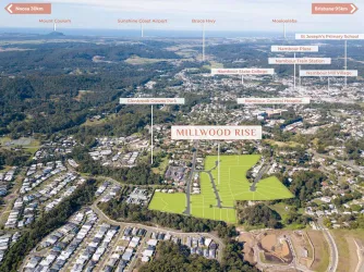 Millwood Rise Estate - Nambour Aerial