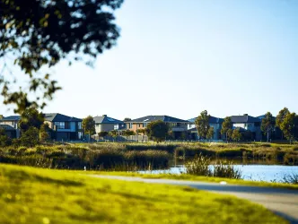 Mondous Island at Berwick Waters - Clyde North Aerial